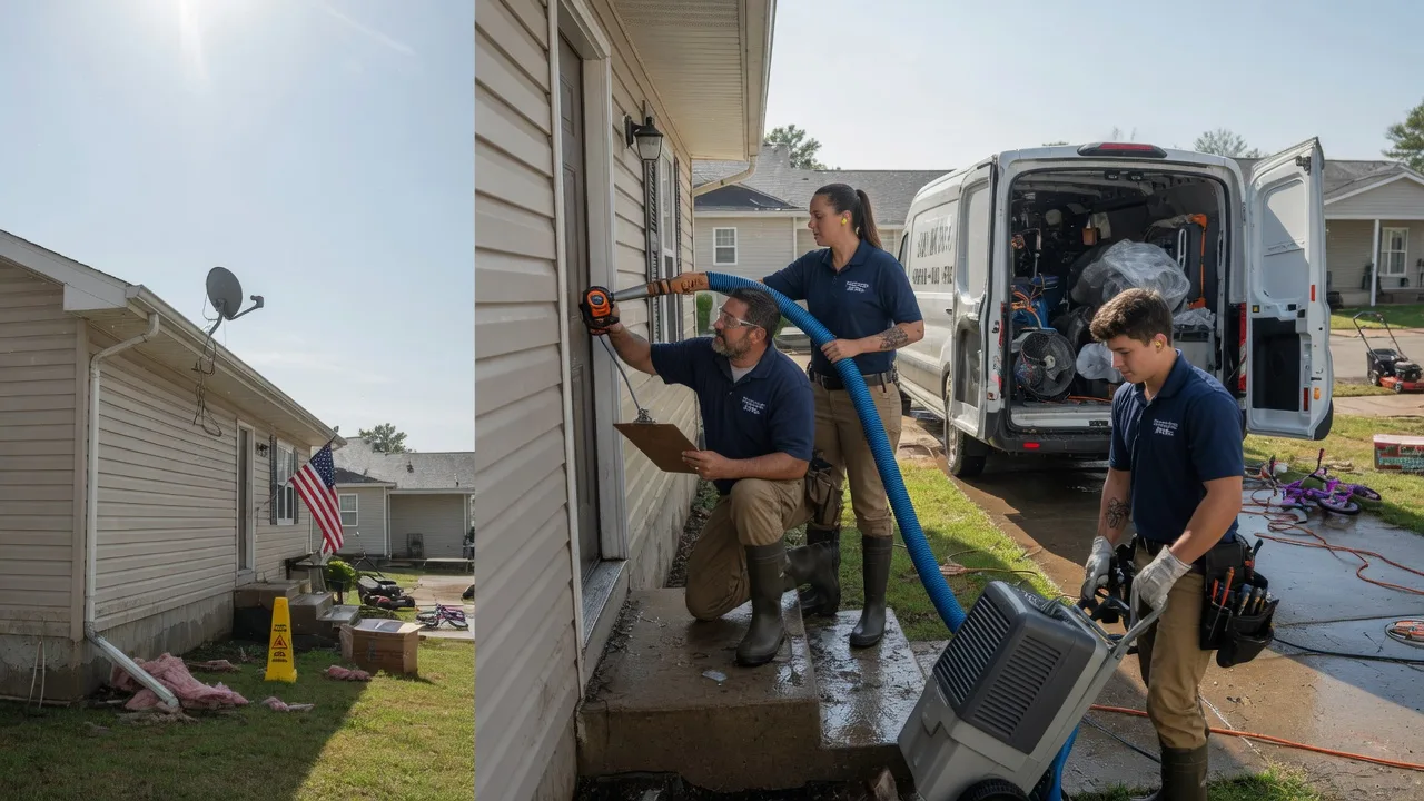 Ceiling Water Damage Restoration in Saint Charles, IA near me